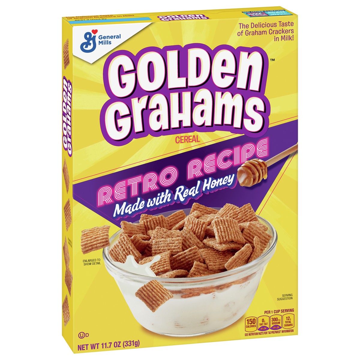 slide 3 of 9, Golen Grahams Breakfast Cereal, 11.7 oz