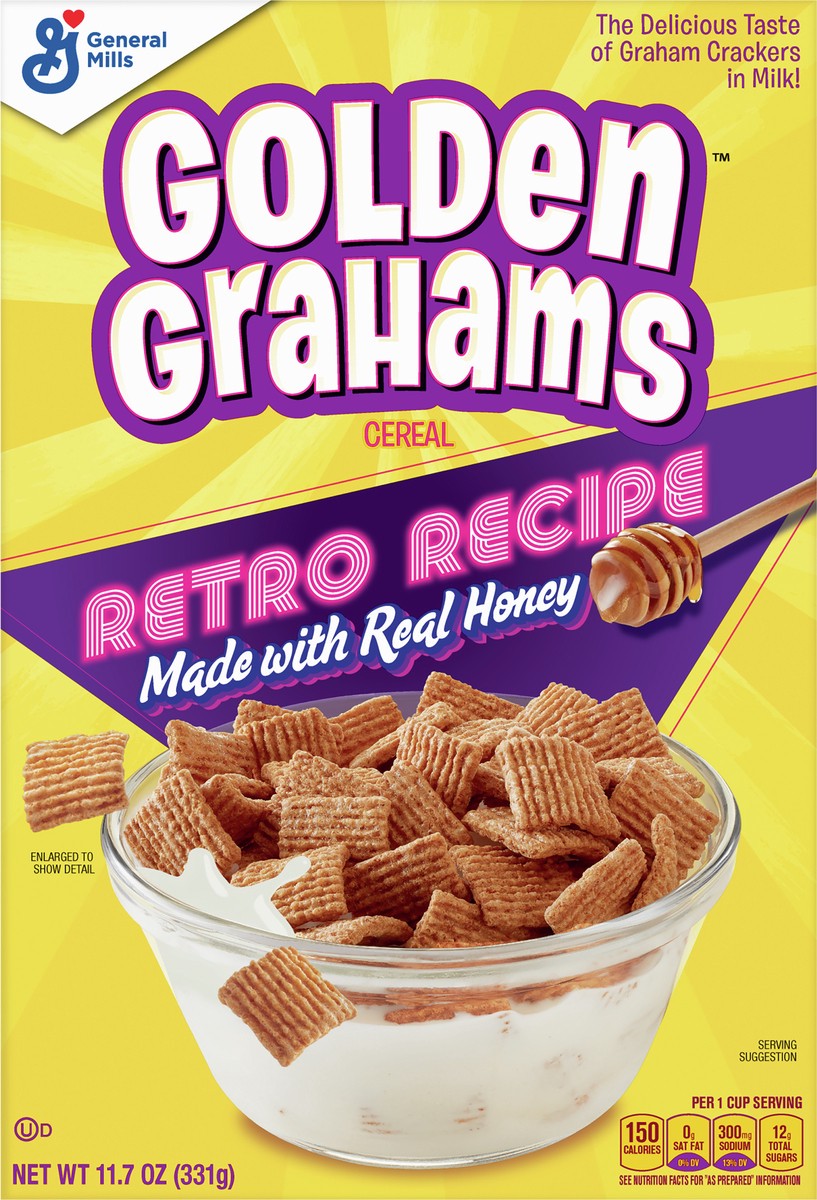 slide 6 of 9, Golen Grahams Breakfast Cereal, 11.7 oz