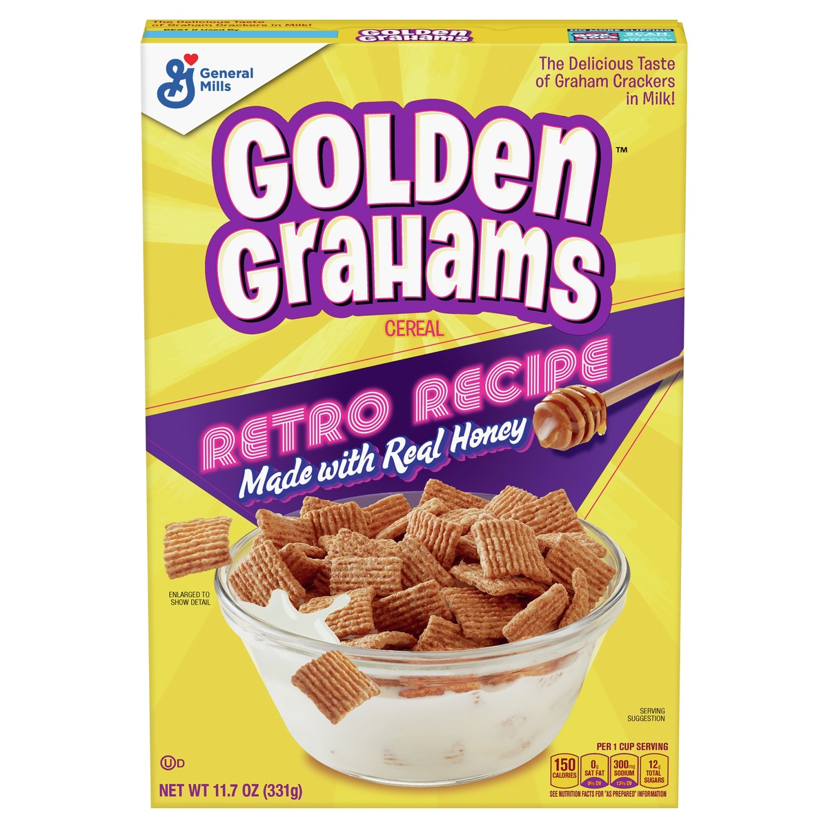 slide 1 of 1, Golden Grahams Retro Recipe Cereal 11.7 oz, 11.7 oz