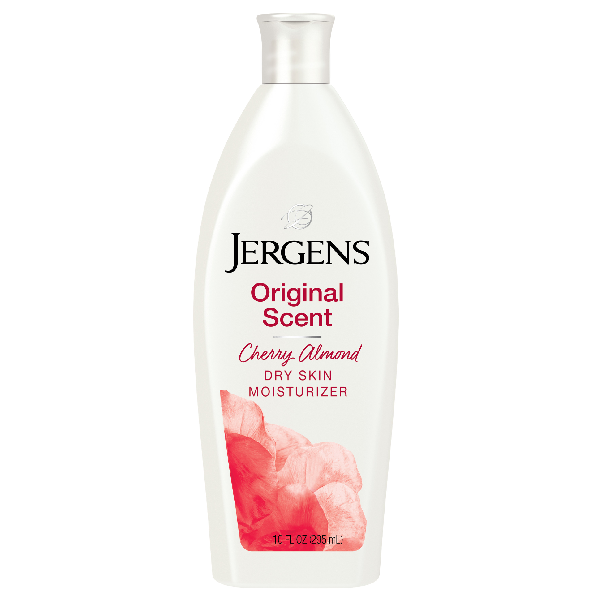 slide 1 of 9, Jergens Original Scent Dry Skin Body Lotion, Hand and Body Moisturizer, Cherry Almond Essence, Dermatologist Tested, 10 Oz, 10 fl oz