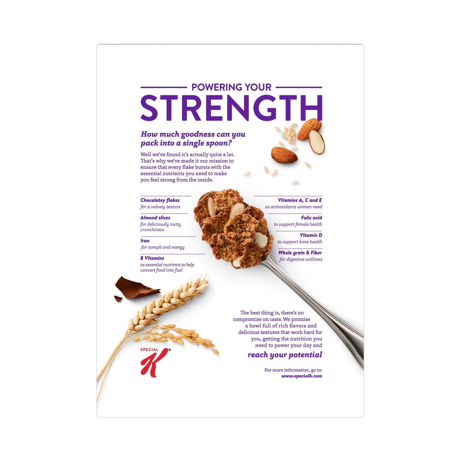 slide 2 of 7, Special K Chocolate Almond Cereal - Kellogg's, 12.7 oz