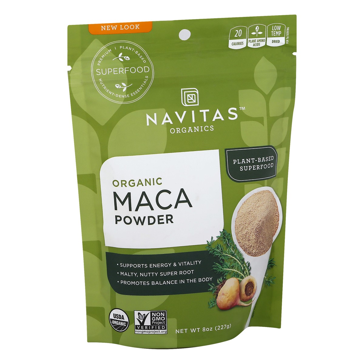 slide 6 of 9, Navitas Organic Maca Powder 8 oz, 8 oz