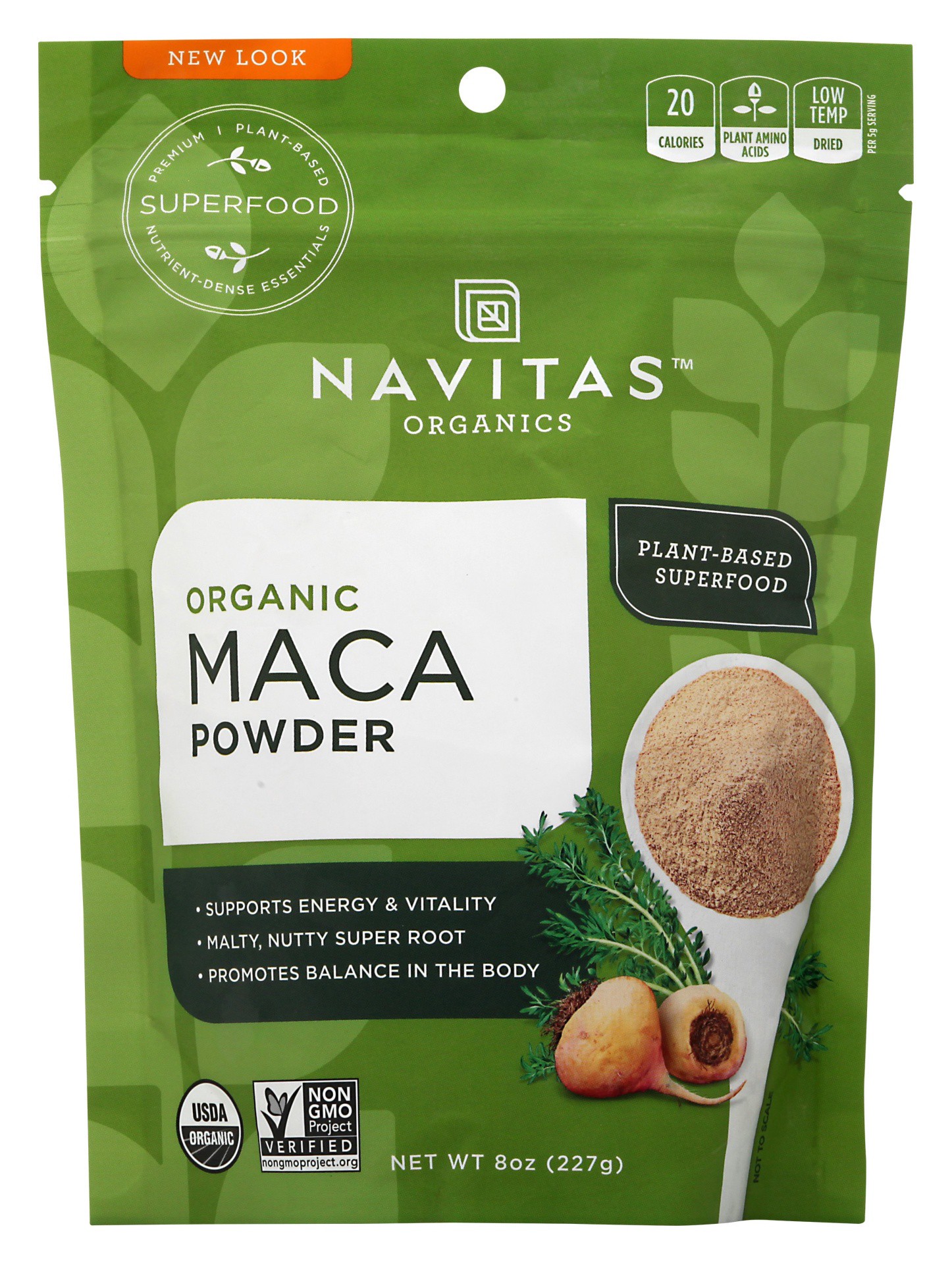 slide 1 of 9, Navitas Organic Maca Powder 8 oz, 8 oz