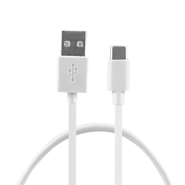 slide 1 of 1, Vivitar Od3003 Usb-A To Usb-C Cable, 3', White, 1 ct