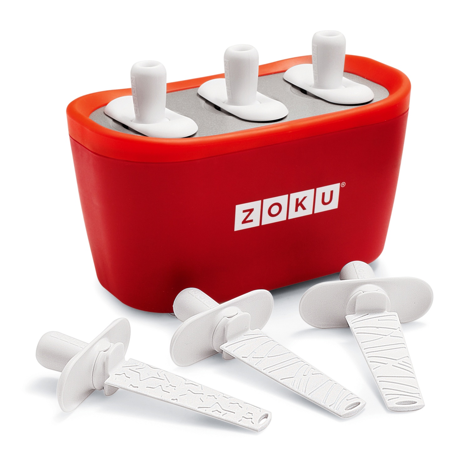 slide 1 of 1, Zoku Quick Pop Maker, Red, 1 ct