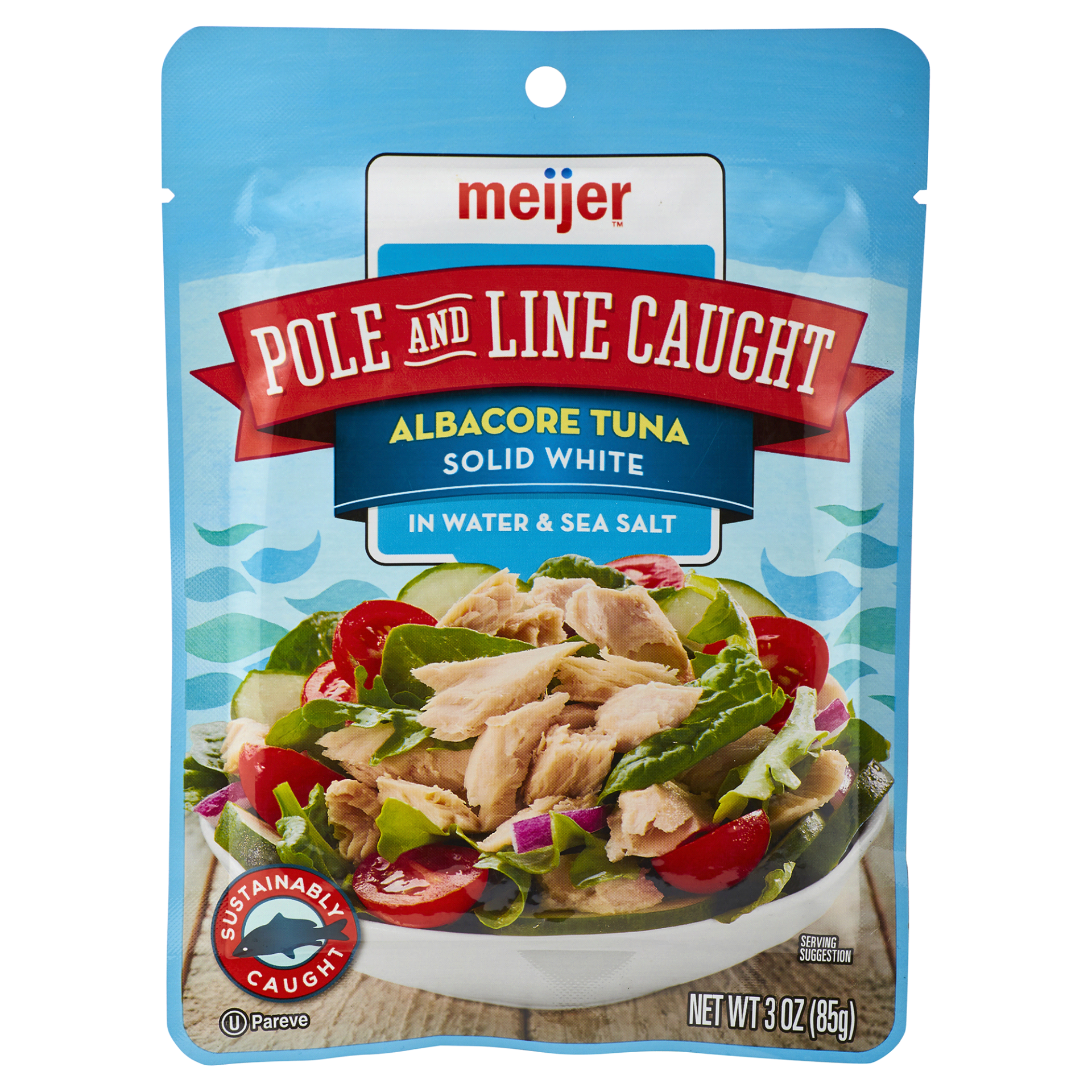 slide 1 of 2, Meijer Solid Albacore Tuna, 3 oz