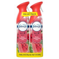 slide 10 of 29, Febreze Air Freshener Spray, Odor-Fighting Room Spray, Sweet Watermelon Vine Scent, 8.8oz, 2 Count, 2 ct