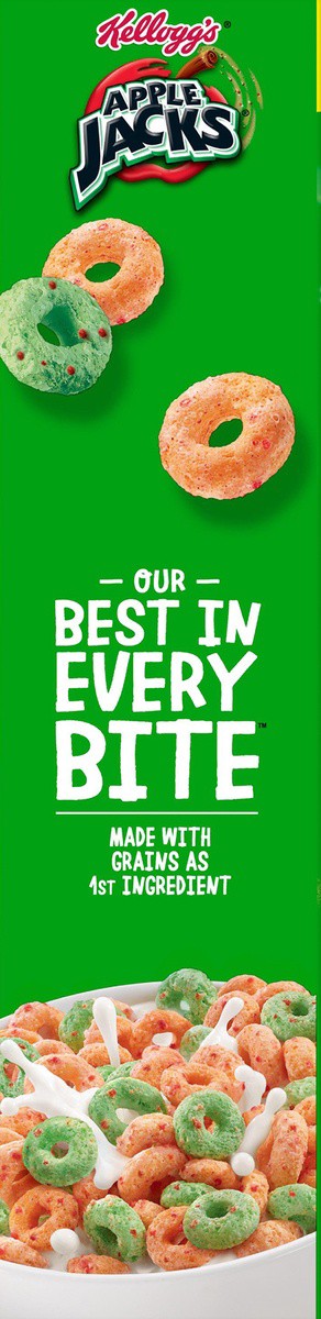 slide 5 of 8, Apple Jacks Kellogg's Apple Jacks Breakfast Cereal, 8 Vitamins and Minerals, Kids Snacks, Large Size, Original, (1 Box) - 14.7 oz, 14.7 oz