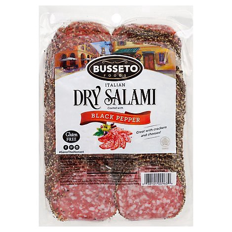 slide 1 of 1, Busseto Foods Dry Salami 16 oz, 16 oz