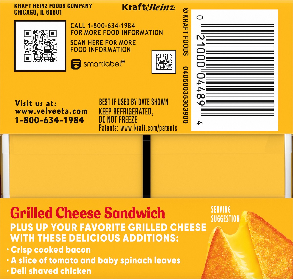 slide 4 of 9, Velveeta Slices Sharp Cheddar Cheese, 16 ct Pack, 16 ct