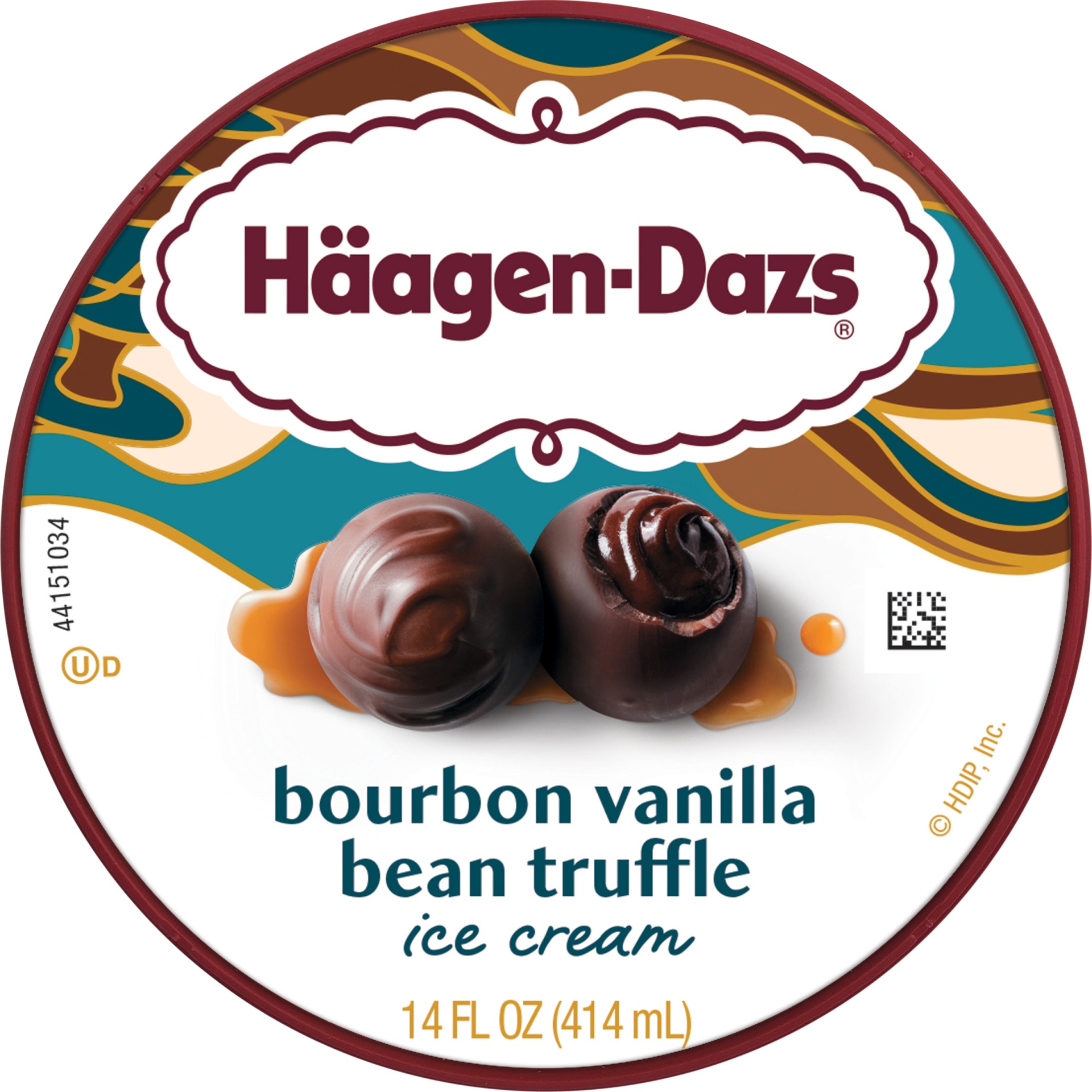 slide 7 of 7, Haagen-Dazs Bourbon Vanilla Bean Truffle Ice Cream, 14 fl oz