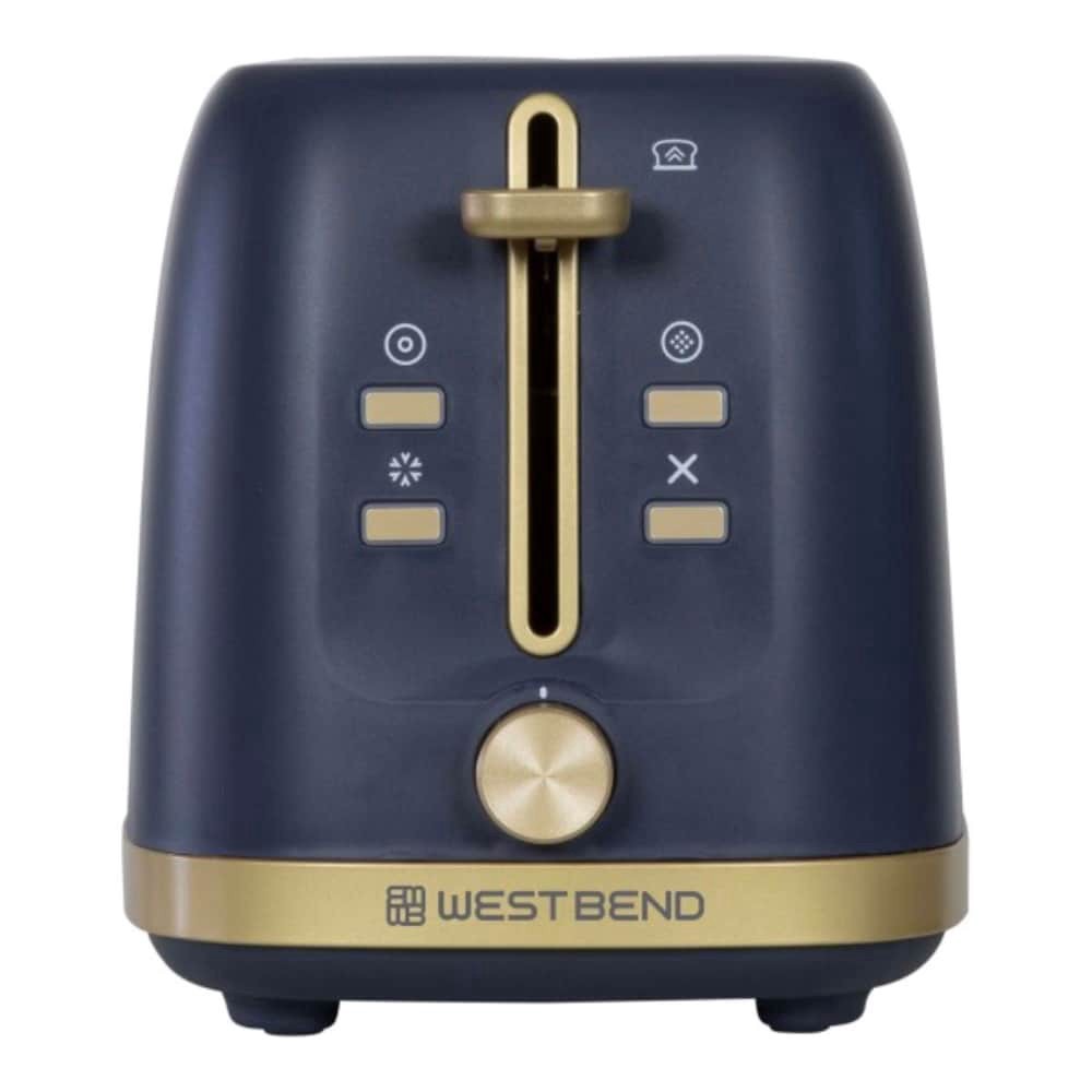 slide 1 of 4, Westbend Timeless Toaster Sllate Blue - 2 Slice, 1 ct