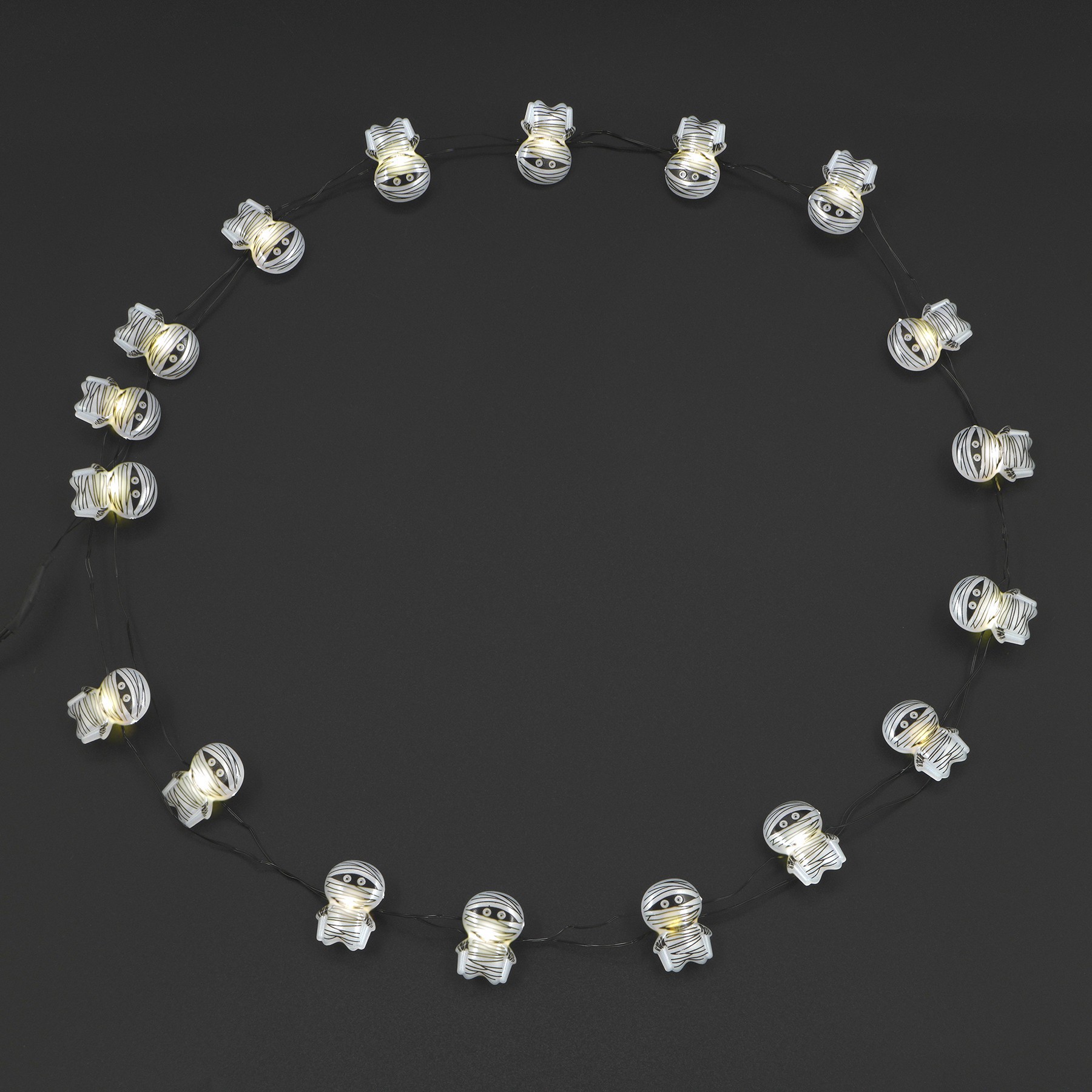 slide 2 of 2, 18ct. Warm White Led Mummy Icon String Lights By Ashland, 18 ct