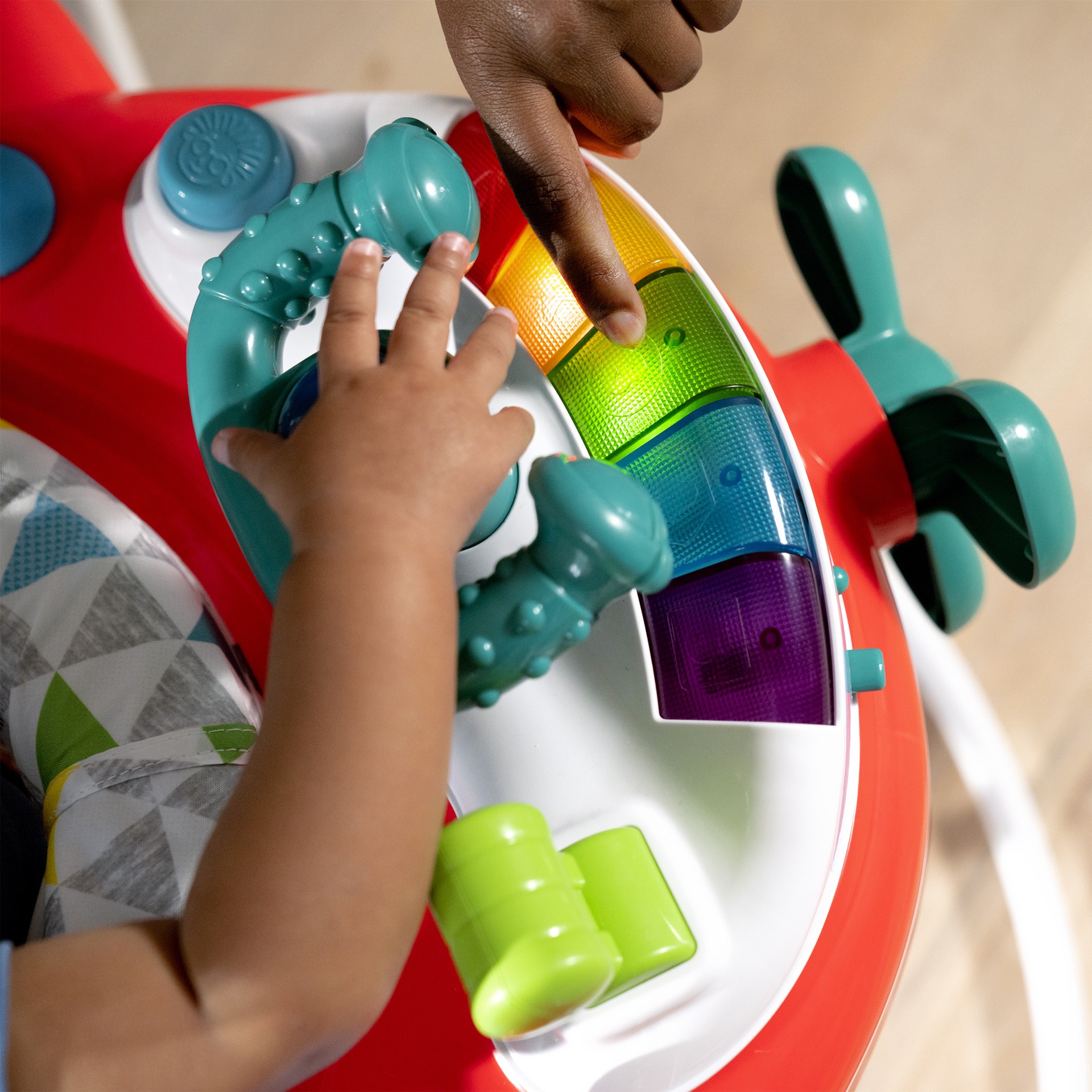 slide 3 of 9, Baby Einstein Ocean Explorers Airplane Adventure 2-in-1 Activity Jumper, Ages 6+ months, 1 ct