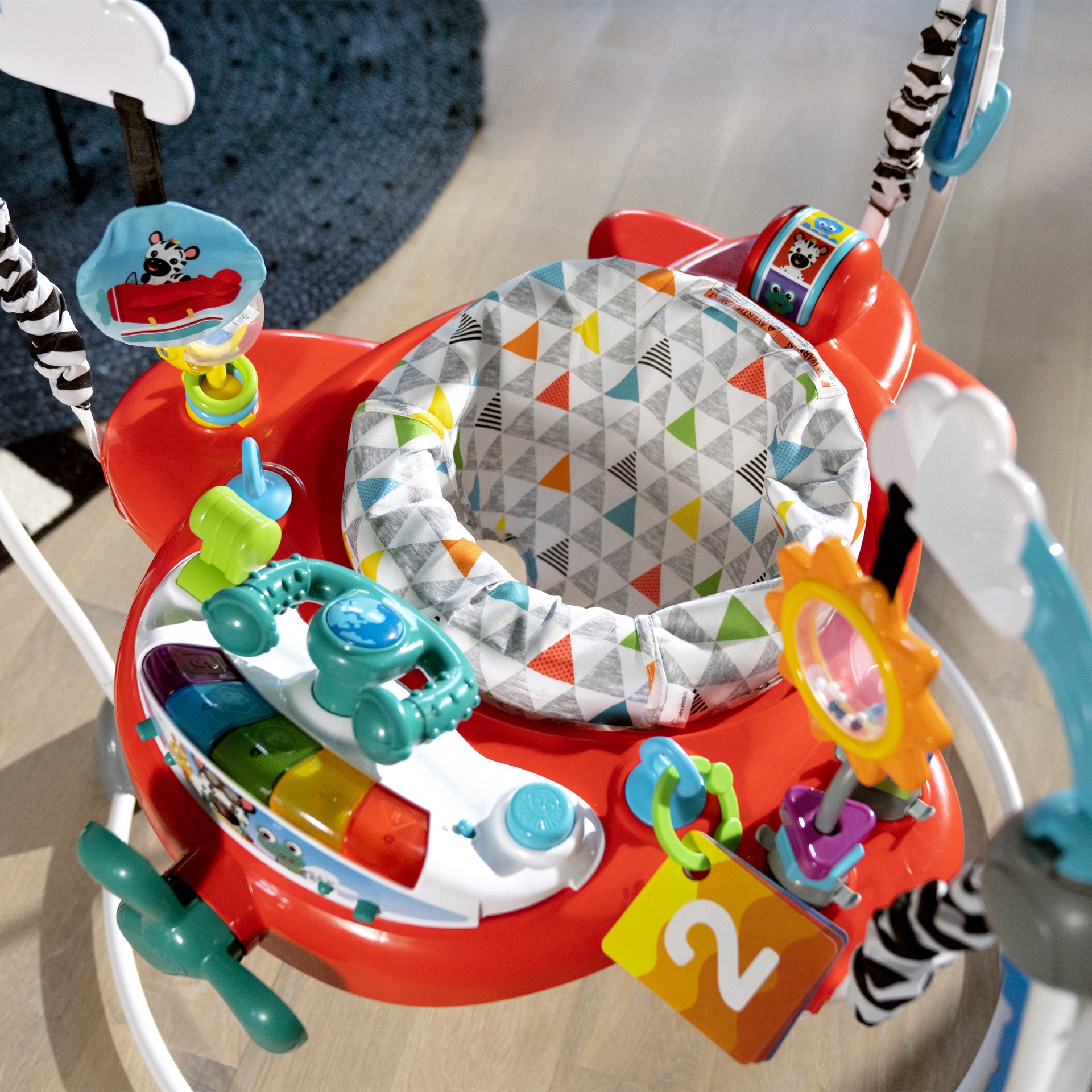 slide 7 of 9, Baby Einstein Ocean Explorers Airplane Adventure 2-in-1 Activity Jumper, Ages 6+ months, 1 ct