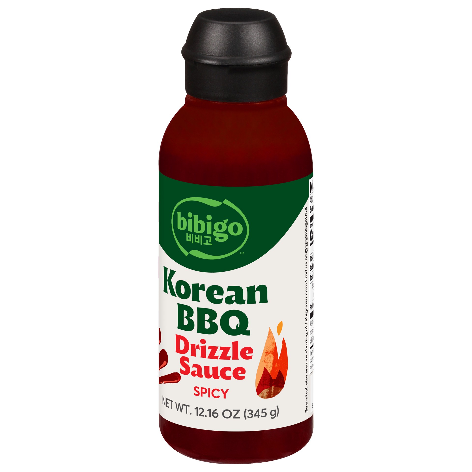 slide 5 of 9, Bibigo Spicy Korean BBQ Drizzle Hot Sauce, 12.16 oz