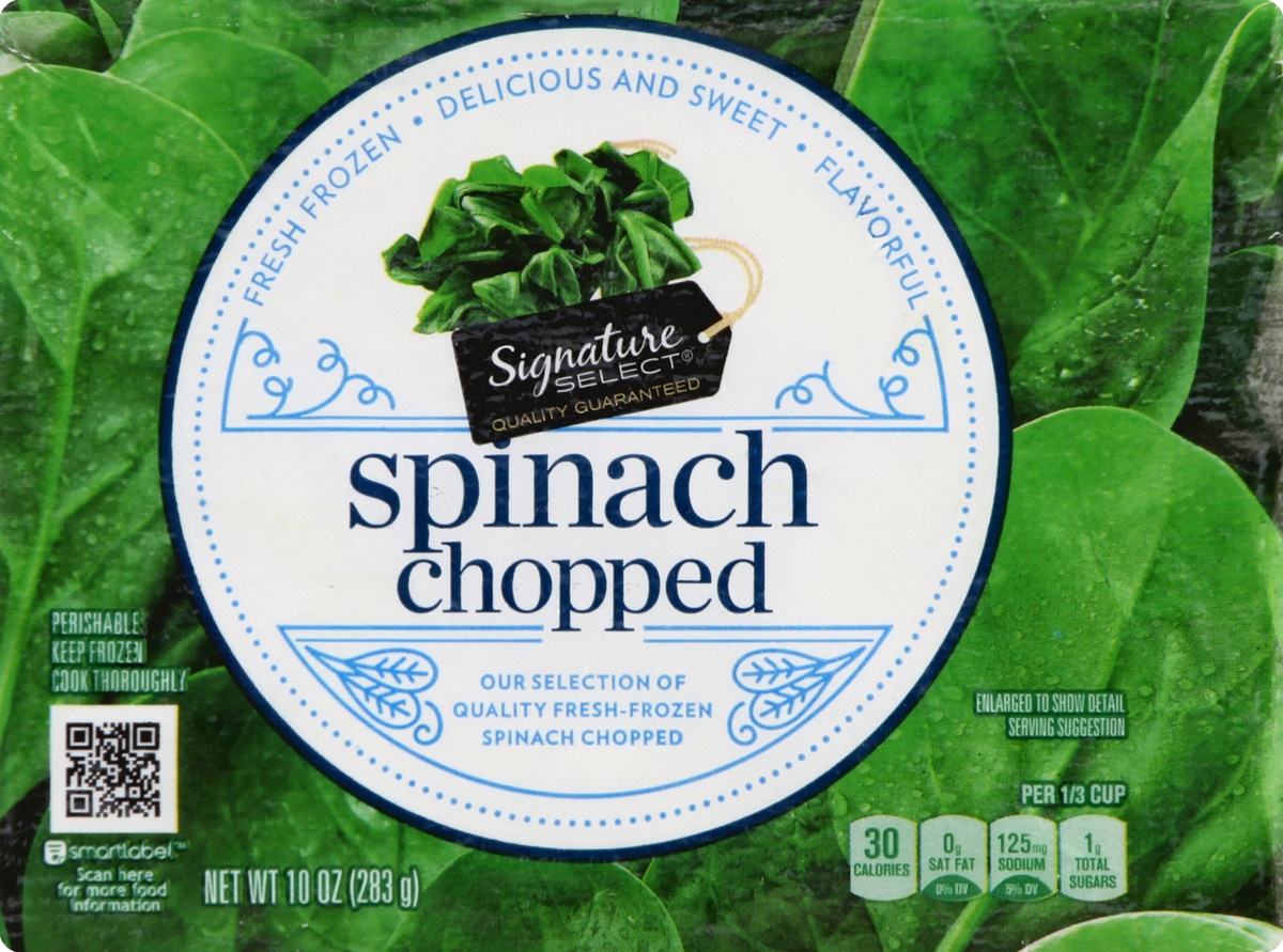 slide 4 of 7, Signature Select Spinach 10 oz, 10 oz