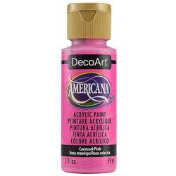 Americana Acrylic Paint, Carousel Pink