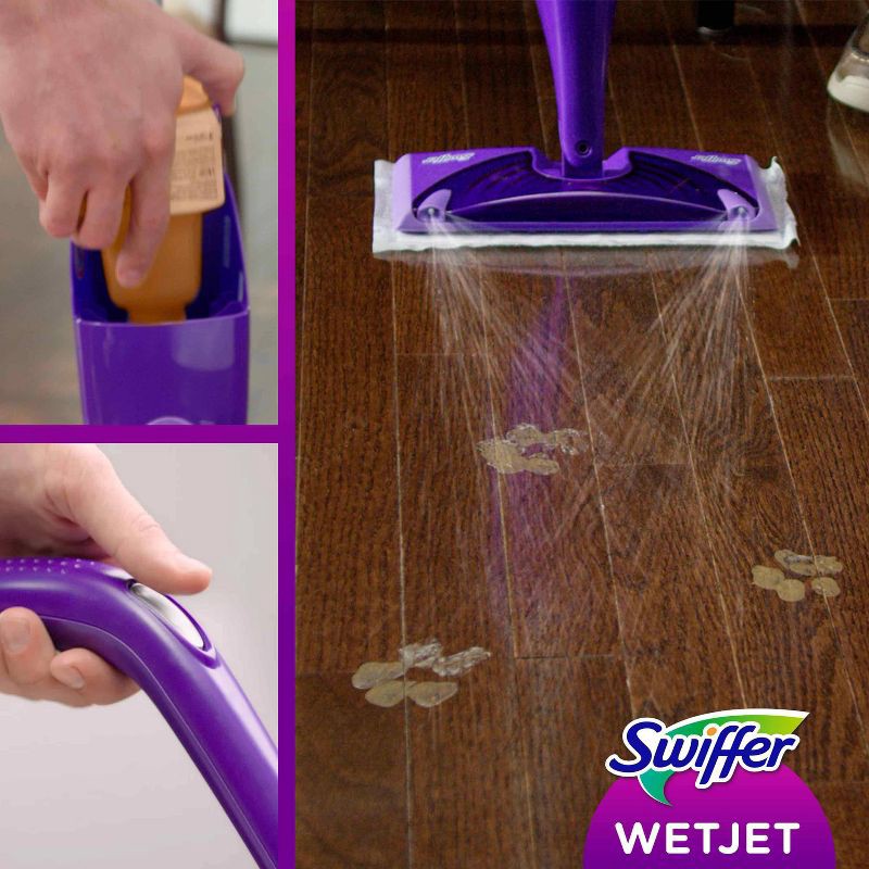 Swiffer Wet Jet Mop Refill Solution Liquid Floor Mopping Cleaner Purple  Lavender