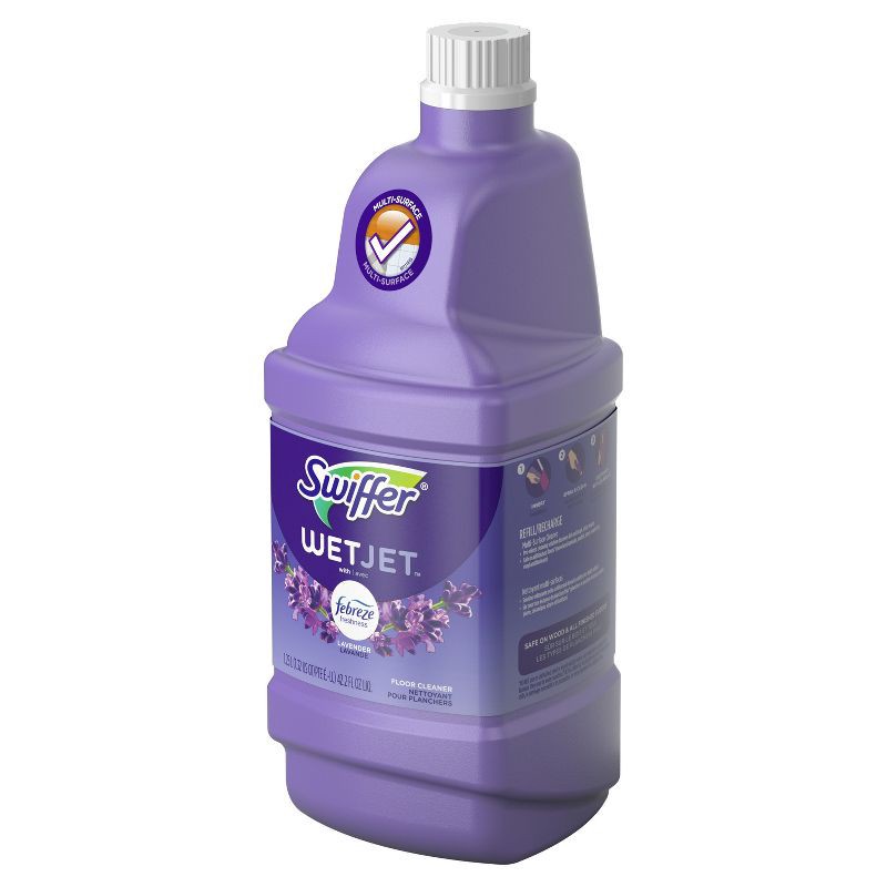 slide 6 of 8, Swiffer WetJet Liquid Refill - Lavender - 42.2 fl oz/1ct, 42.2 fl oz, 1 ct