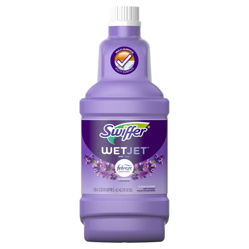 slide 7 of 7, Swiffer WetJet Liquid Refill - Lavender - 42.2 fl oz/1ct, 42.2 fl oz, 1 ct
