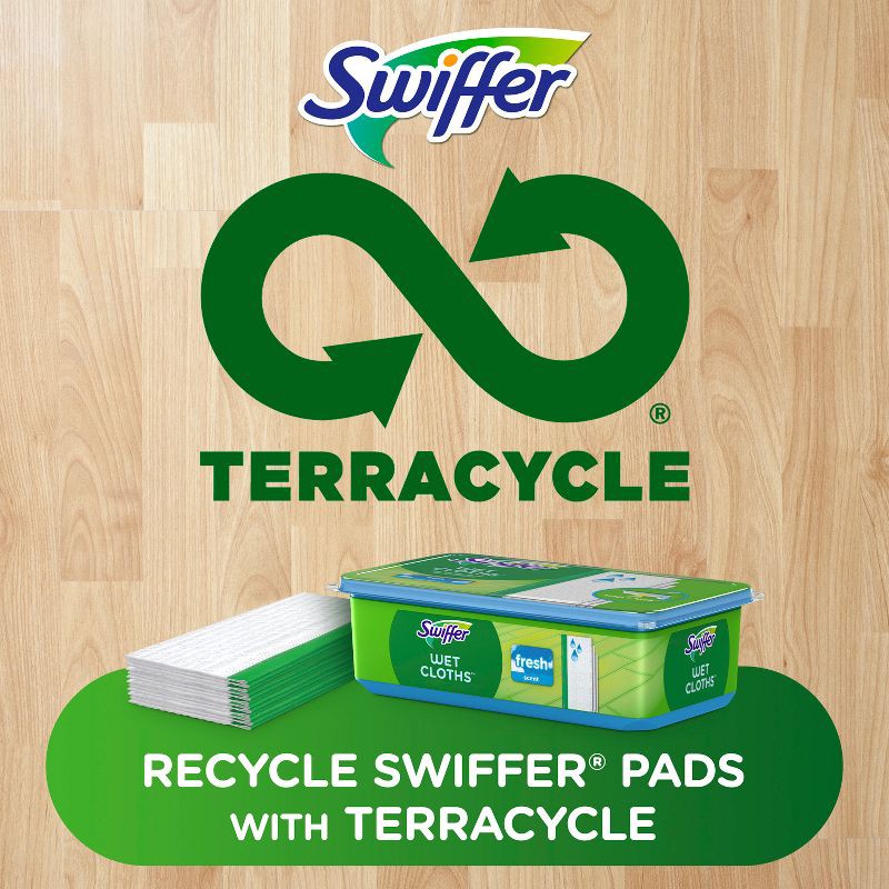 slide 8 of 12, Swiffer Sweeper Wet Mopping Cloths Refills - Fresh Scent - 24ct, 24 ct