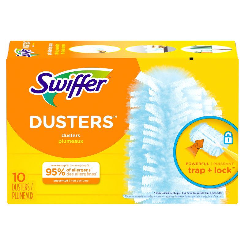 slide 11 of 13, Swiffer Dusters Multi-Surface Refills - Unscented - 10ct, 10 ct