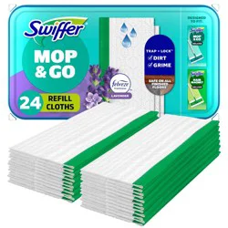 Swiffer Sweeper Wet Mopping Cloths with Febreze Freshness - Lavender Vanilla & Comfort - 24ct