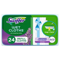 Swiffer Sweeper Wet Mopping Cloths with Febreze Freshness - Lavender Vanilla &amp; Comfort - 24ct
