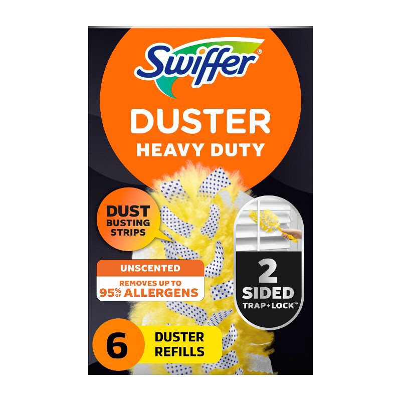 slide 1 of 16, Swiffer Duster Multi-Surface Heavy Duty Refills - Unscented - 6ct, 6 ct