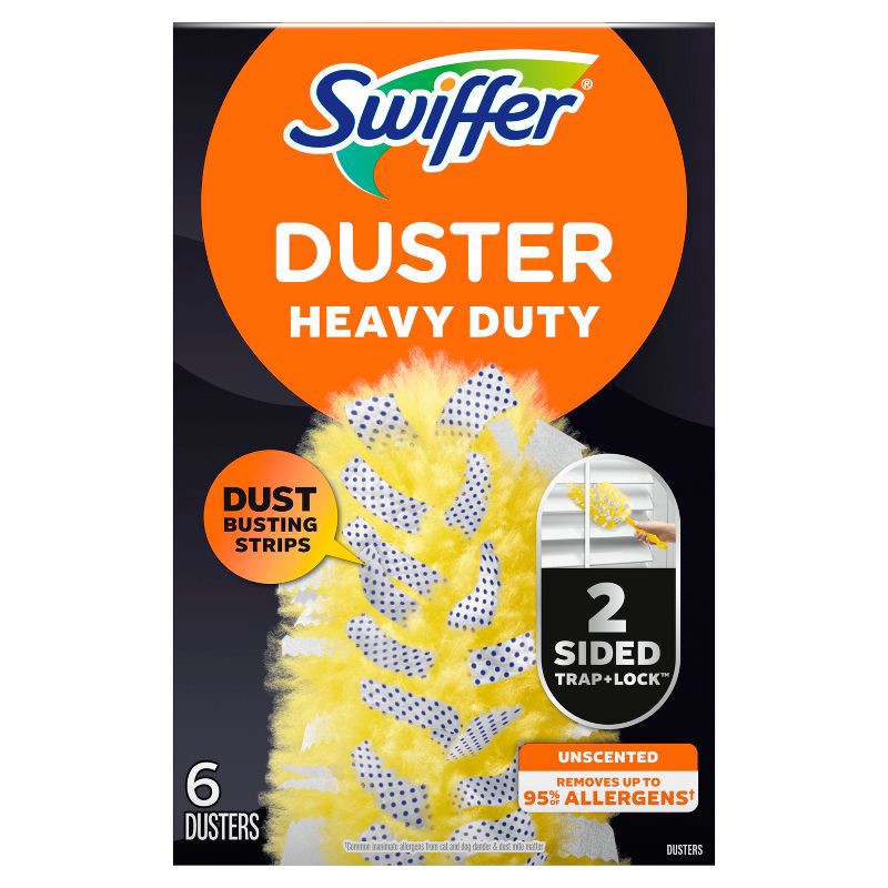 slide 16 of 16, Swiffer Duster Multi-Surface Heavy Duty Refills - Unscented - 6ct, 6 ct