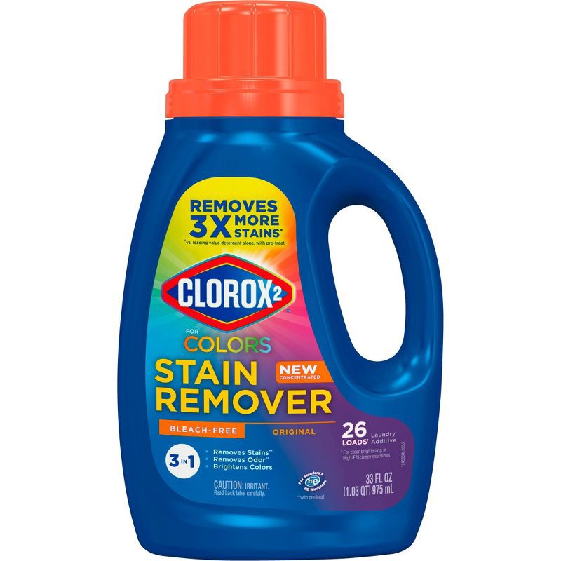 slide 10 of 15, Clorox 2 for Colors - Stain Remover and Color Brightener - 33oz, 33 oz