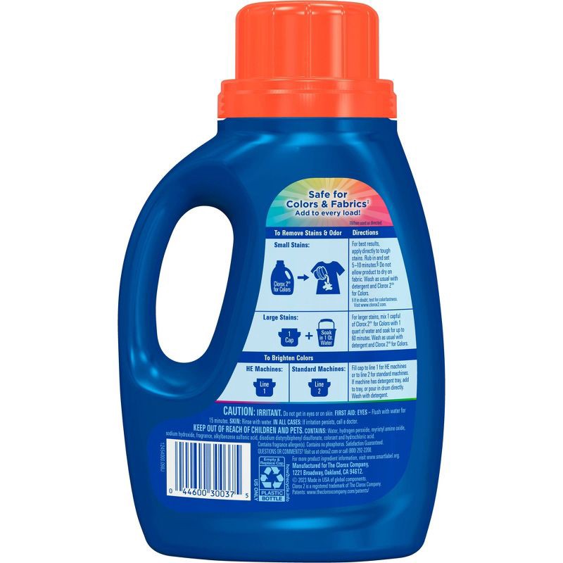 slide 11 of 15, Clorox 2 for Colors - Stain Remover and Color Brightener - 33oz, 33 oz