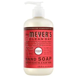 Mrs. Meyer's Clean Day Hand Soap - Rhubarb - 12.5oz: Paraben-Free, Phthalate-Free, Animal By-Product-Free, Pump Bottle