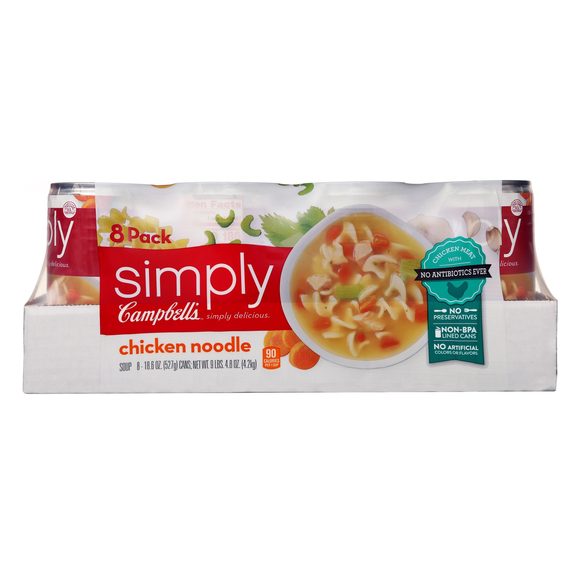 slide 1 of 3, Simply Campbell's Chicken Noodle Soup, 