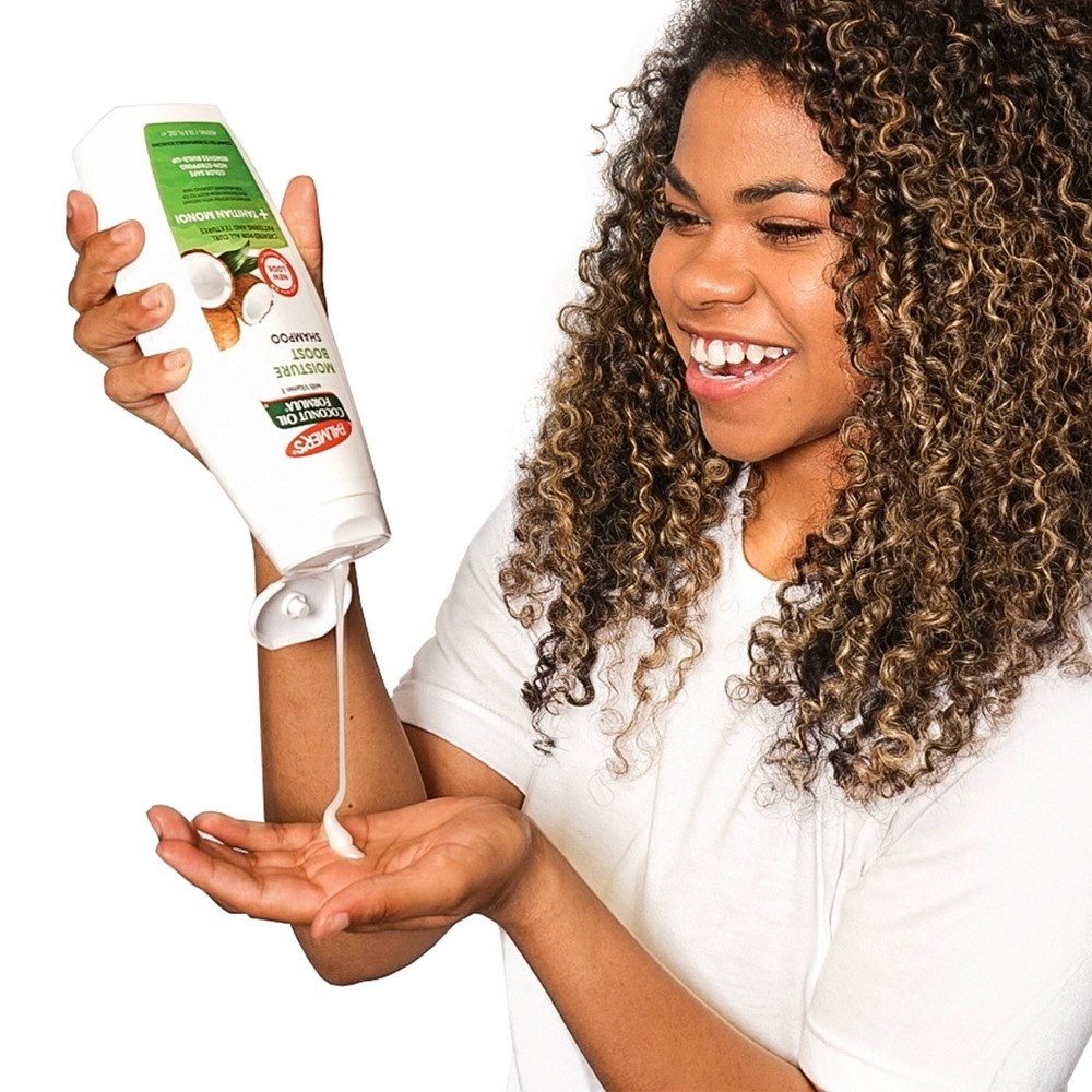 slide 4 of 8, Palmers Coconut Oil Formula Moisture Boost Shampoo - 13.5 fl oz, 13.5 fl oz