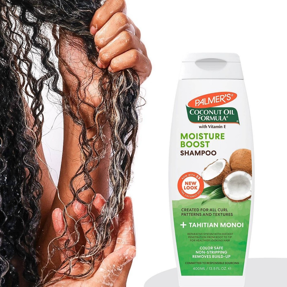slide 8 of 8, Palmers Coconut Oil Formula Moisture Boost Shampoo - 13.5 fl oz, 13.5 fl oz