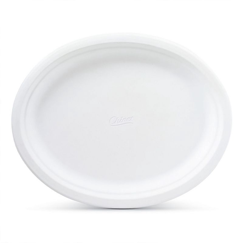 slide 2 of 5, Chinet Classic Platter 12 5/8" x 10" - 24ct, 24 ct