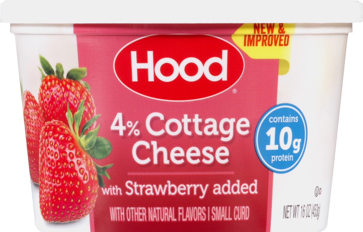 slide 9 of 10, Hood Cottage Cheese with Strawberry, 16 oz, 16 oz