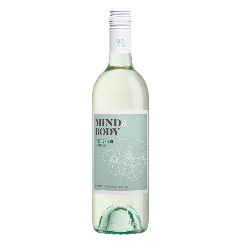 slide 1 of 16, Mind & Body Pinot Grigio White Wine - 750ml Bottle, 750 ml