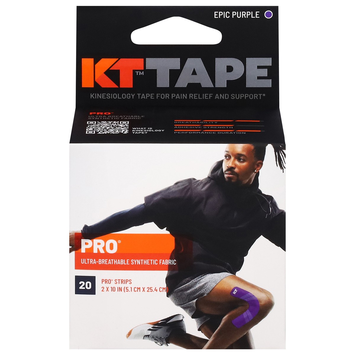 slide 1 of 9, KT Tape Epic Purple Pro Kinesiology Tape 20 ea, 20 ct
