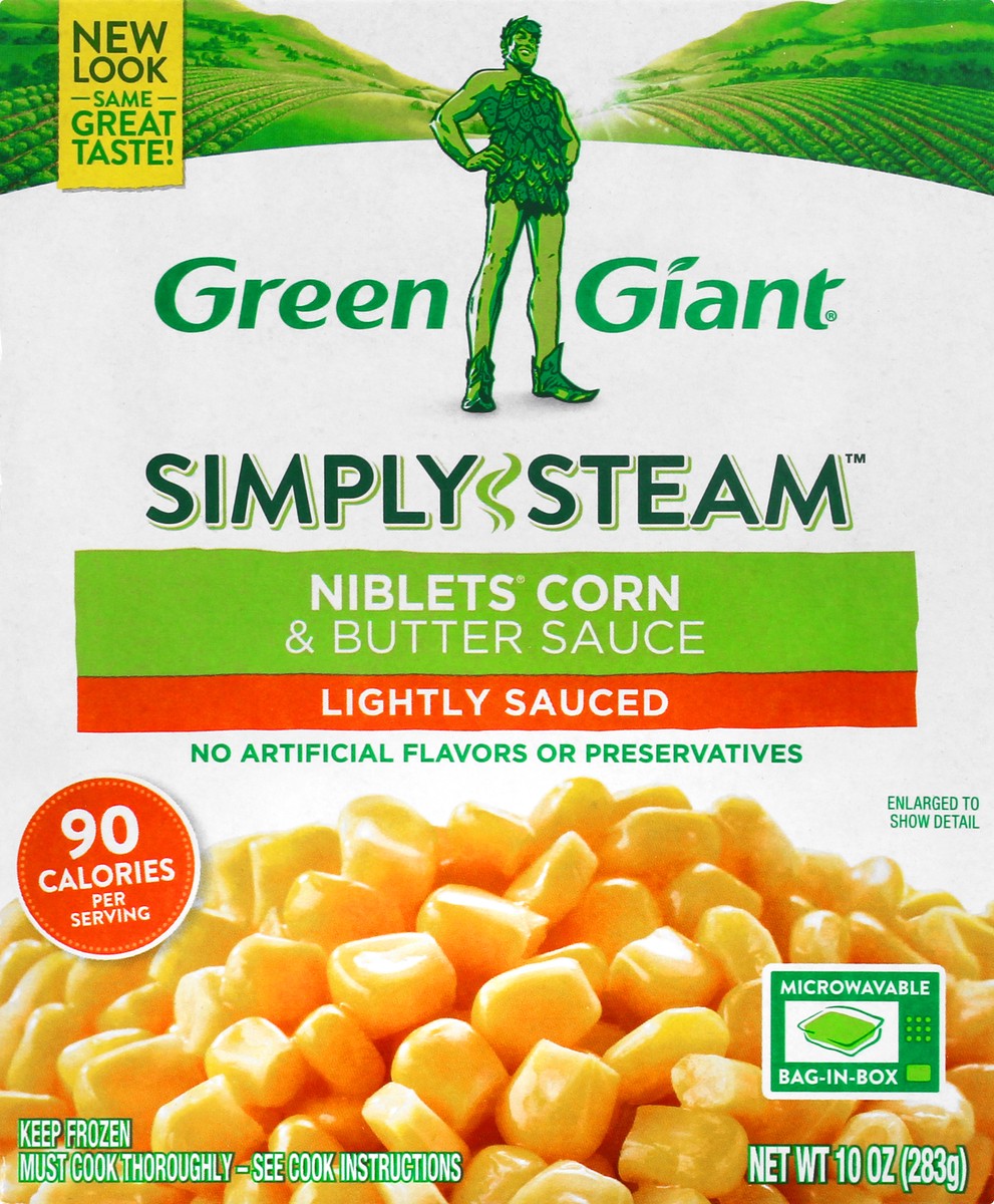 slide 6 of 9, Green Giant Steamers Niblets Corn Butter Sauce, 10 oz