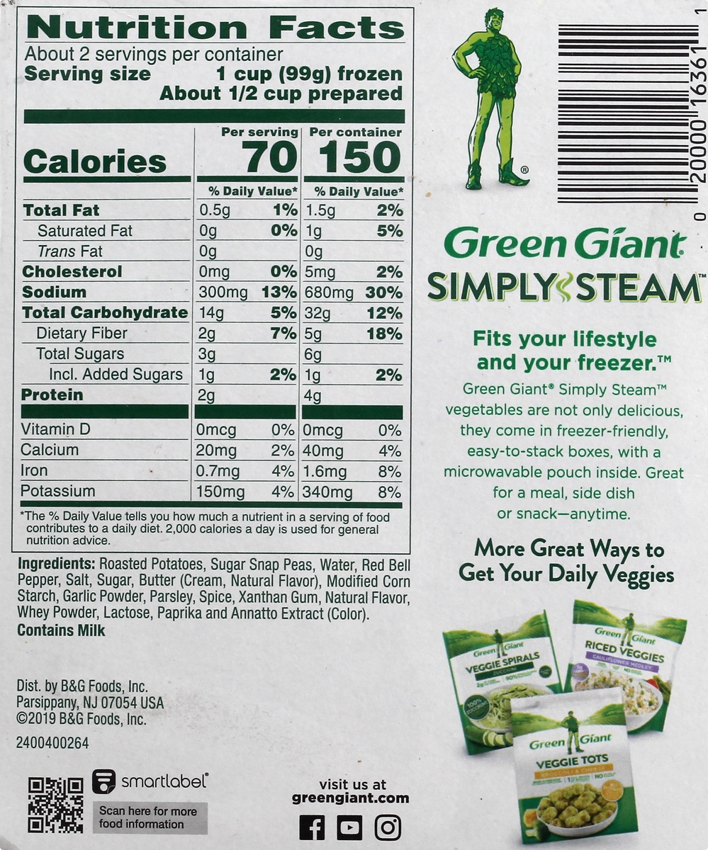 slide 4 of 9, Green Giant Simply Steam Lightly Sauced Garden Vegetable Medley 8 oz, 8 oz