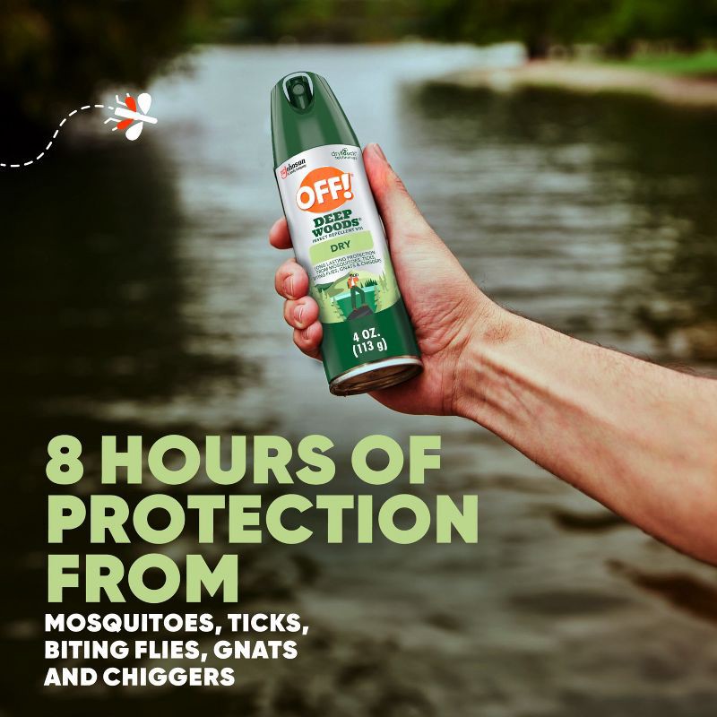 slide 2 of 13, OFF! Deep Woods Mosquito Repellent Bug Spray - 2ct/4oz each, 4 oz