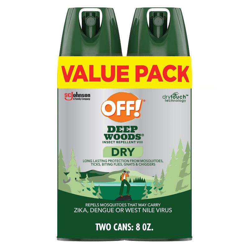 slide 1 of 13, OFF! Deep Woods Mosquito Repellent Bug Spray - 2ct/4oz each, 2 ct; 4 oz