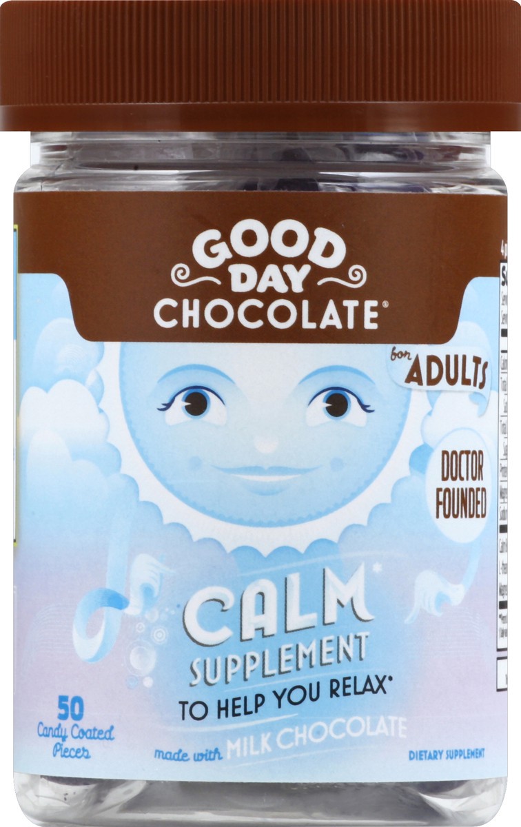 slide 7 of 7, Good Day Chocolate Calm Supplement 50 ea, 50 ct