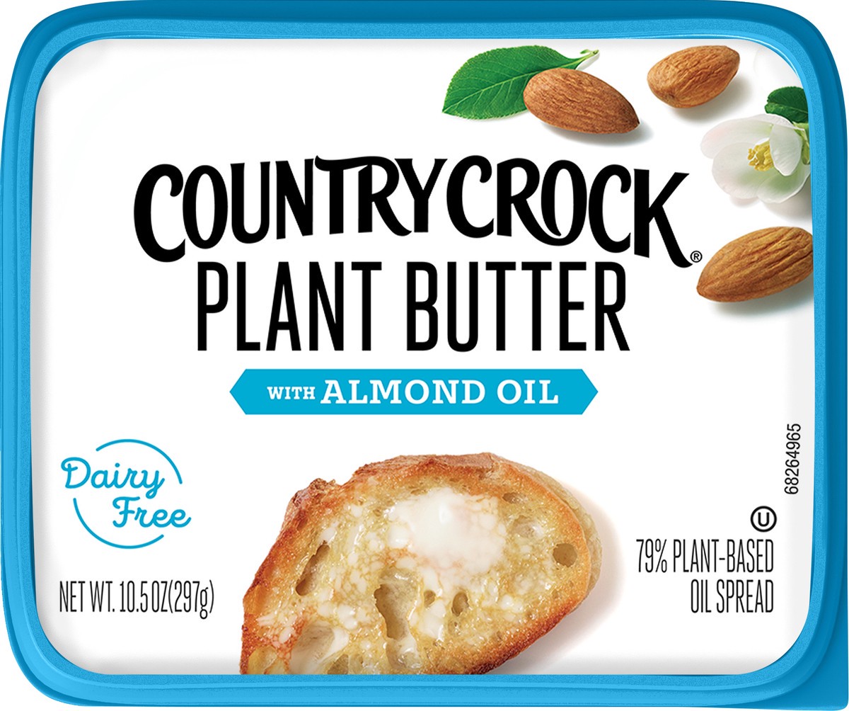 slide 8 of 8, Country Crock Dairy Free Plant Butter with Almond Oil 10.5 oz, 10.5 oz