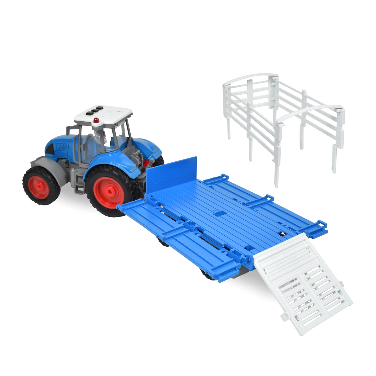 slide 2 of 4, Maxx Action Realistic Action Tractor with Trailer, 1 ct