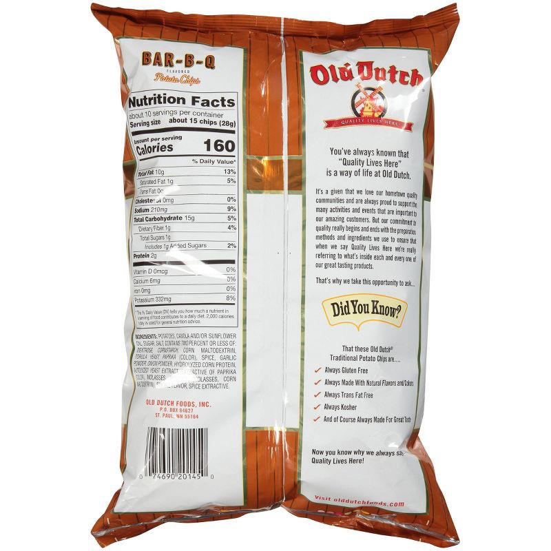 slide 4 of 4, Old Dutch Family Pack Bar-B-Que Potato Chips - 9.5oz, 9.5 oz