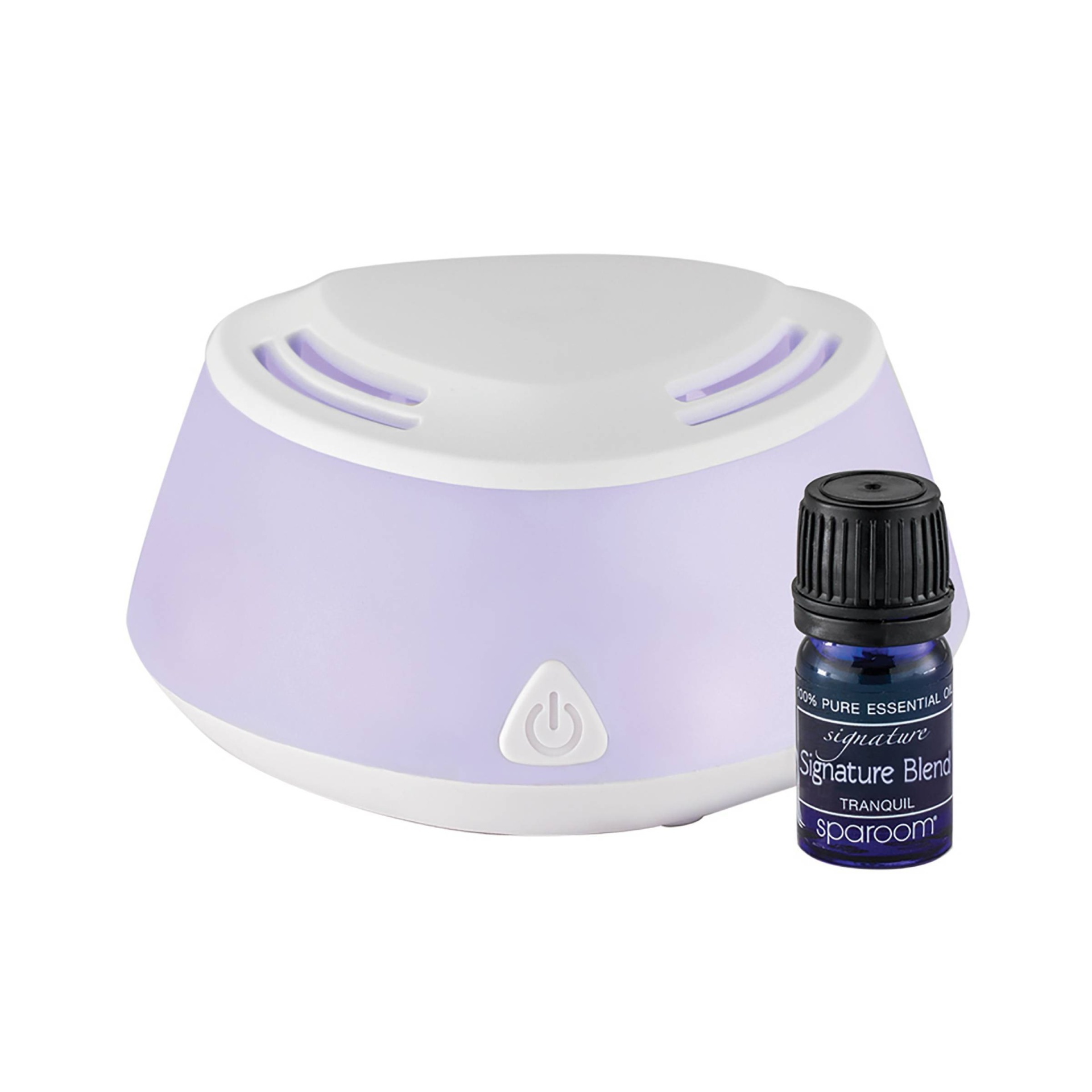 slide 1 of 2, SpaRoom Aromabreeze Value Pack AromaTherapy Oil Diffuser + Oil, 5 ml